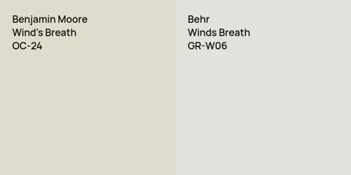 OC-24 Wind's Breath vs GR-W06 Winds Breath