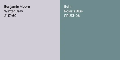 2117-60 Winter Gray vs PPU13-06 Polaris Blue