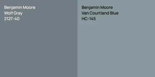2127-40 Wolf Gray vs HC-145 Van Courtland Blue