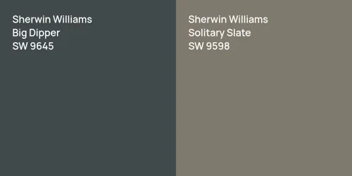 SW 9645 Big Dipper vs SW 9598 Solitary Slate