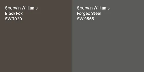 SW 7020 Black Fox vs SW 9565 Forged Steel