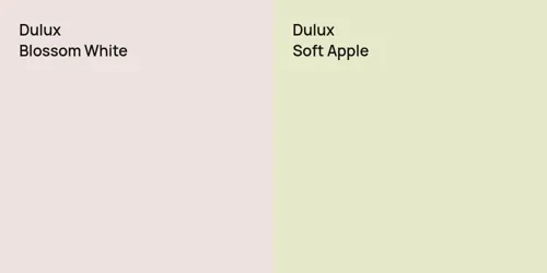 null Blossom White vs null Soft Apple