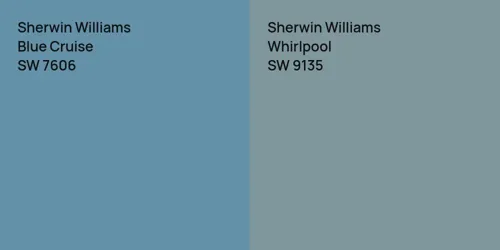 SW 7606 Blue Cruise vs SW 9135 Whirlpool