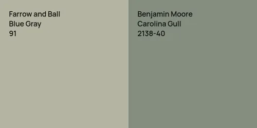 91 Blue Gray vs 2138-40 Carolina Gull