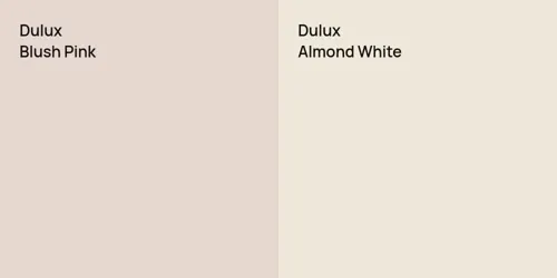 null Blush Pink vs null Almond White