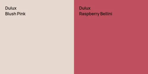 null Blush Pink vs null Raspberry Bellini