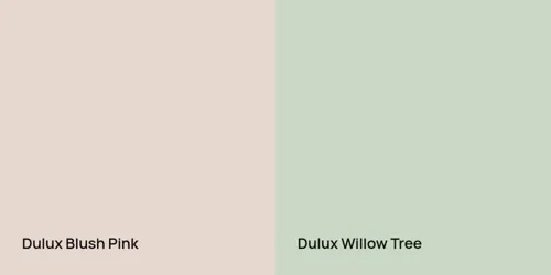 null Blush Pink vs null Willow Tree