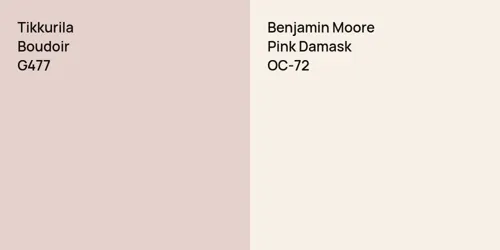 G477 Boudoir vs OC-72 Pink Damask