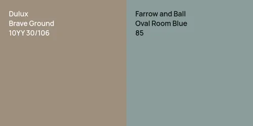 10YY 30/106 Brave Ground vs 85 Oval Room Blue