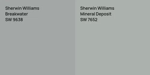 SW 9638 Breakwater vs SW 7652 Mineral Deposit