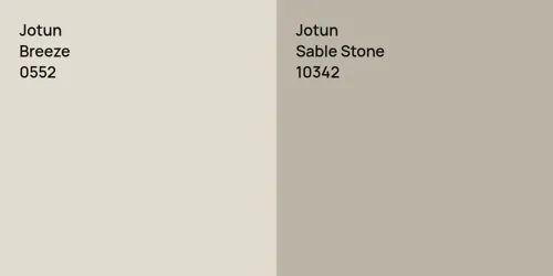 0552 Breeze vs 10342 Sable Stone