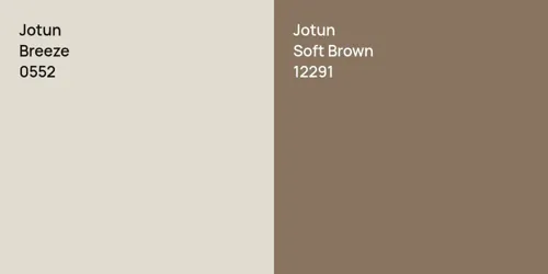 0552 Breeze vs 12291 Soft Brown