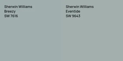 SW 7616 Breezy vs SW 9643 Eventide