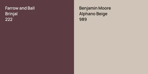 222 Brinjal vs 989 Alphano Beige