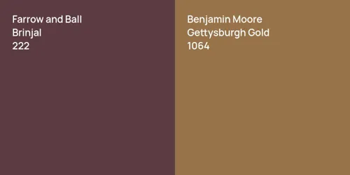 222 Brinjal vs 1064 Gettysburgh Gold