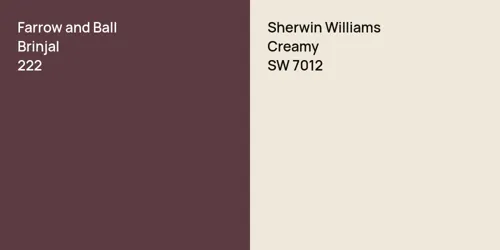 222 Brinjal vs SW 7012 Creamy