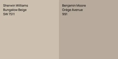 SW 7511 Bungalow Beige vs 991 Grége Avenue