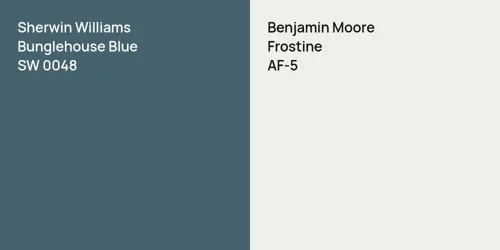 SW 0048 Bunglehouse Blue vs AF-5 Frostine