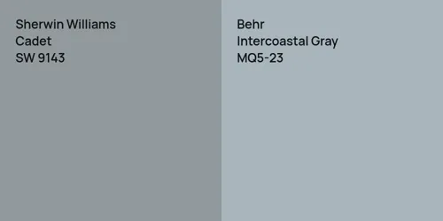 SW 9143 Cadet vs MQ5-23 Intercoastal Gray