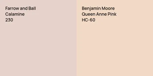 230 Calamine vs HC-60 Queen Anne Pink