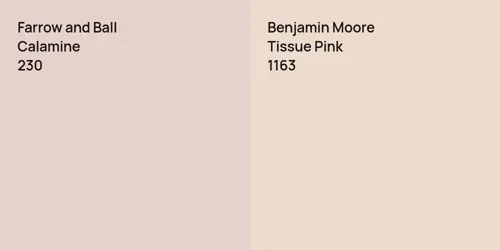 230 Calamine vs 1163 Tissue Pink