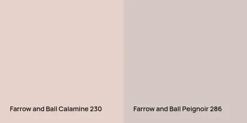 230 Calamine vs 286 Peignoir