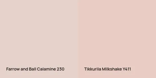 230 Calamine vs Y411 Milkshake