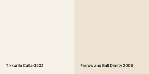 G503 Calla vs 2008 Dimity