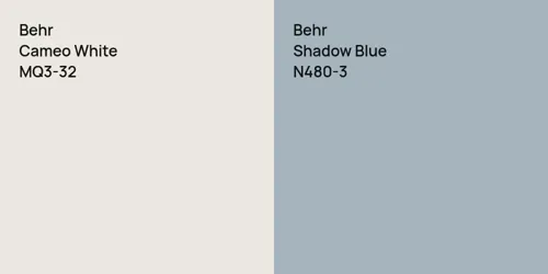 MQ3-32 Cameo White vs N480-3 Shadow Blue