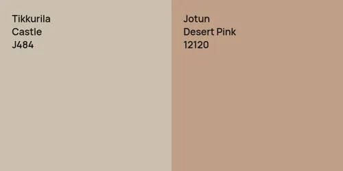 J484 Castle vs 12120 Desert Pink