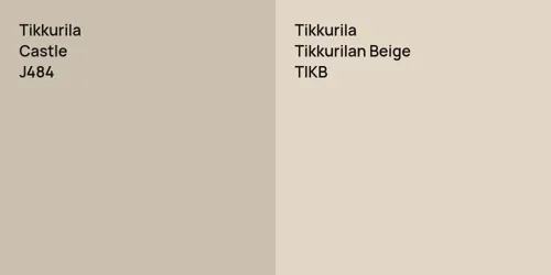 J484 Castle vs TIKB Tikkurilan Beige