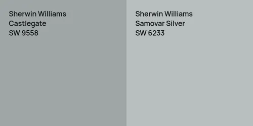 SW 9558 Castlegate vs SW 6233 Samovar Silver