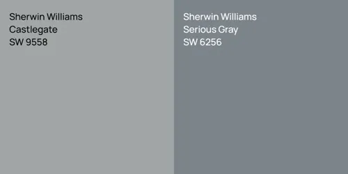 SW 9558 Castlegate vs SW 6256 Serious Gray