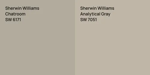 SW 6171 Chatroom vs SW 7051 Analytical Gray