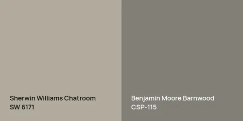 SW 6171 Chatroom vs CSP-115 Barnwood