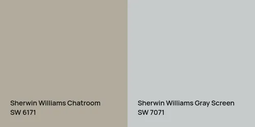 SW 6171 Chatroom vs SW 7071 Gray Screen