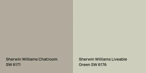 SW 6171 Chatroom vs SW 6176 Liveable Green