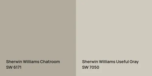 SW 6171 Chatroom vs SW 7050 Useful Gray