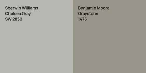 SW 2850 Chelsea Gray vs 1475 Graystone