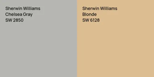 SW 2850 Chelsea Gray vs SW 6128 Blonde