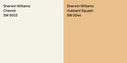 SW 9503 Cheviot vs SW 0044 Hubbard Squash