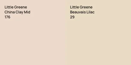 176 China Clay Mid vs 29 Beauvais Lilac