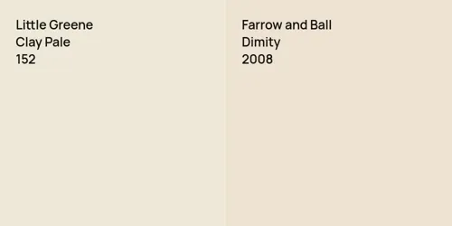 152 Clay Pale vs 2008 Dimity