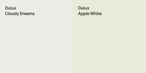 null Cloudy Dreams vs null Apple White