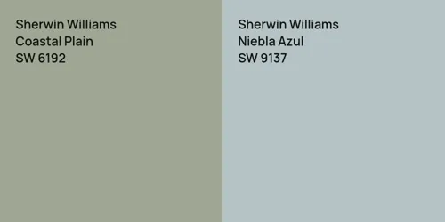 SW 6192 Coastal Plain vs SW 9137 Niebla Azul