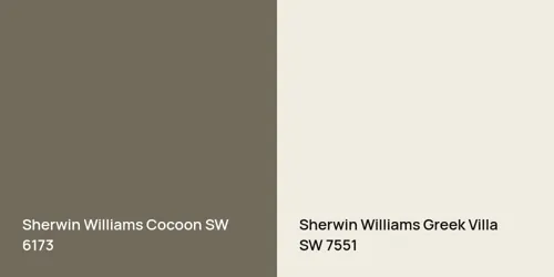 SW 6173 Cocoon vs SW 7551 Greek Villa