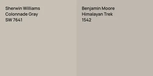 SW 7641 Colonnade Gray vs 1542 Himalayan Trek