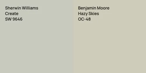 SW 9646 Create vs OC-48 Hazy Skies