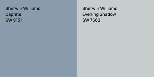 SW 9151 Daphne vs SW 7662 Evening Shadow