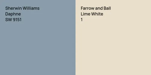 SW 9151 Daphne vs 1 Lime White